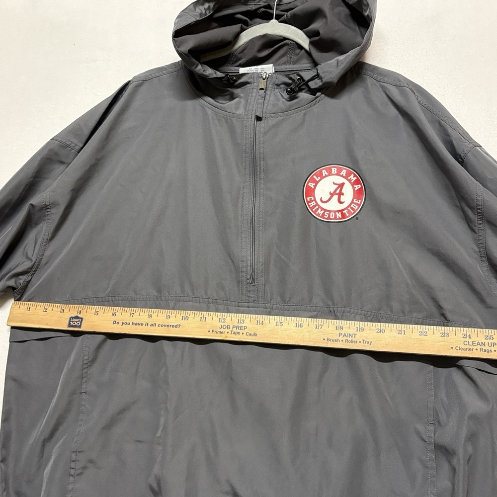 Alabama Crimson Tide 1/2 Zip Pullover Windbreaker 2XL XXL Packable Jacket Anorak - Picture 6 of 11